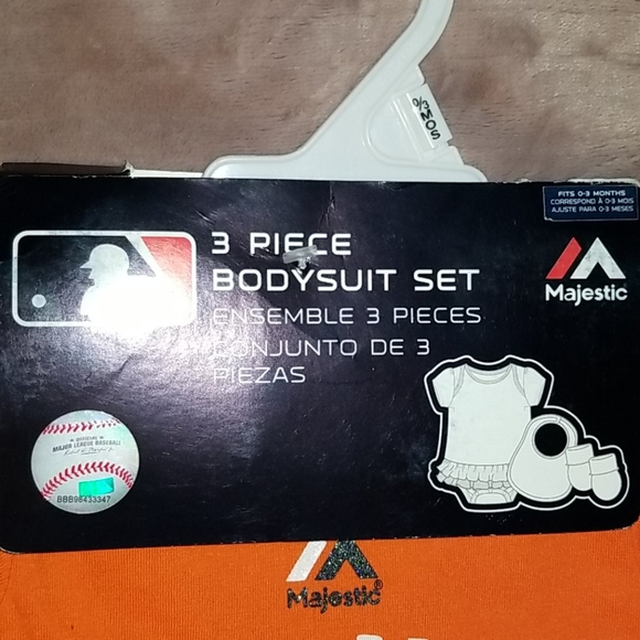 SF Giants Onesie 3 Pc Set *Super Cute, Must See!* - Picture 2 of 9